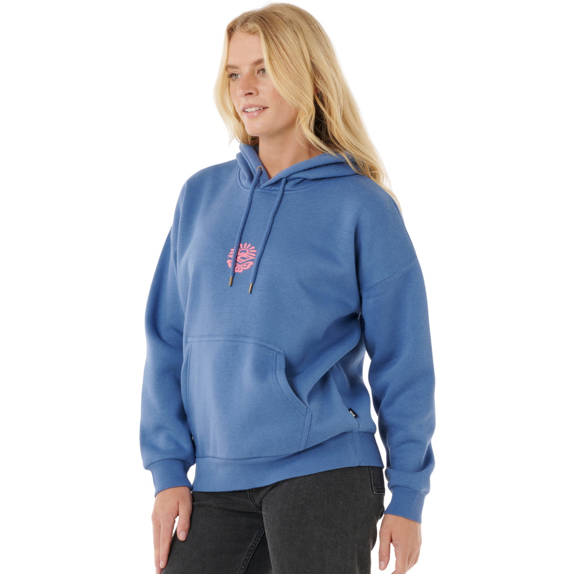 2025 Rip Curl Frauen Icons Of Surf Heritage Hoodie 06NWFL - Moonlight Blue